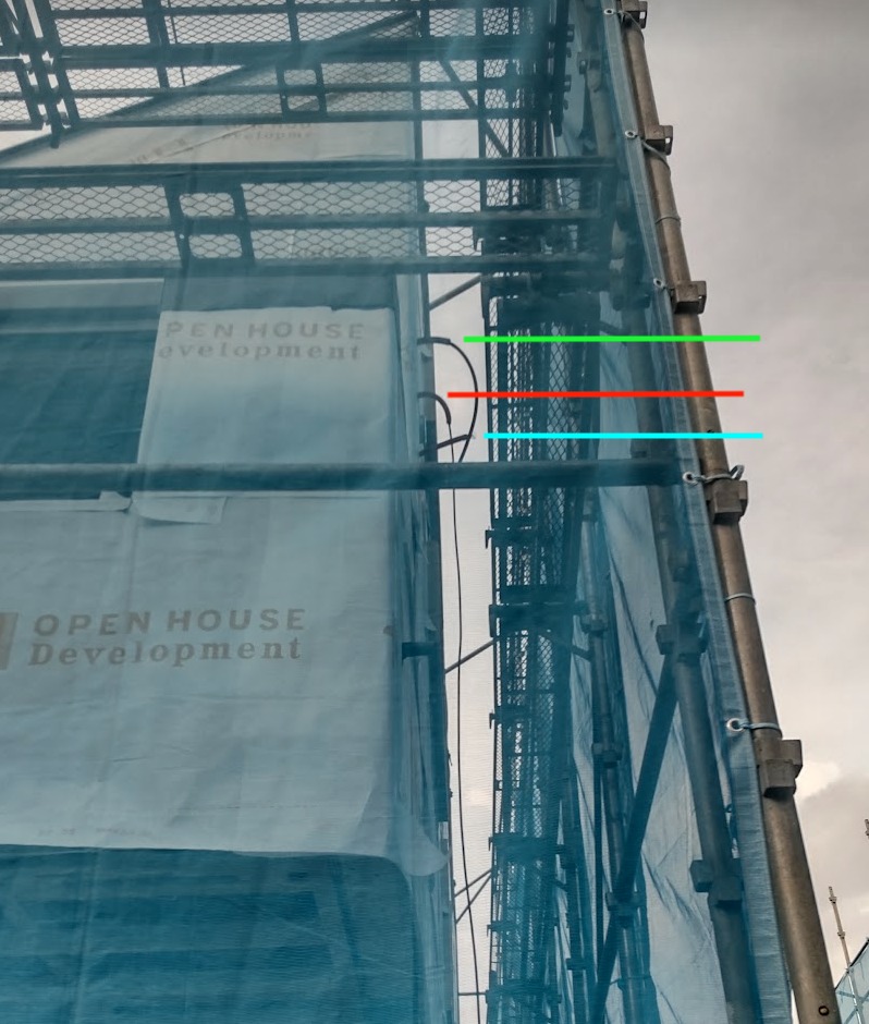 アンテナと電線