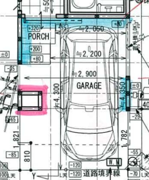 サイディング平面